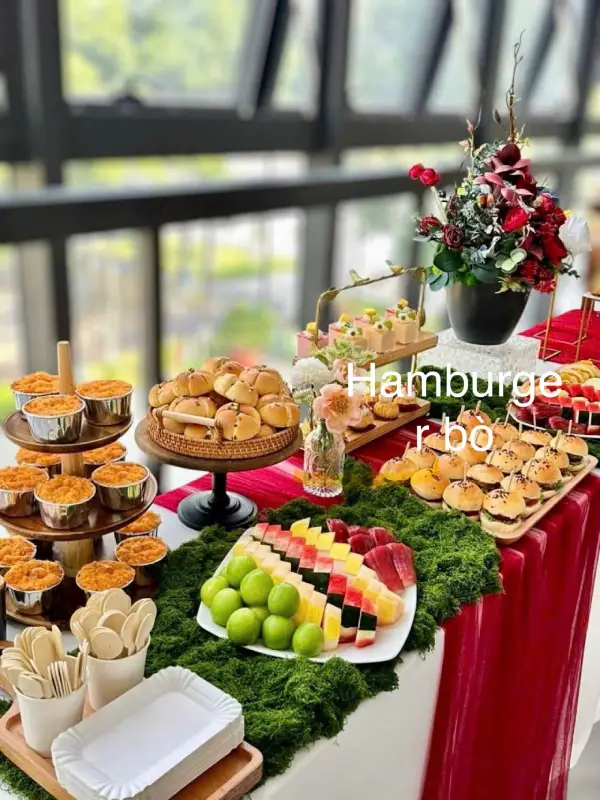 Menu thực đơn set tiệc Teabreak TB03