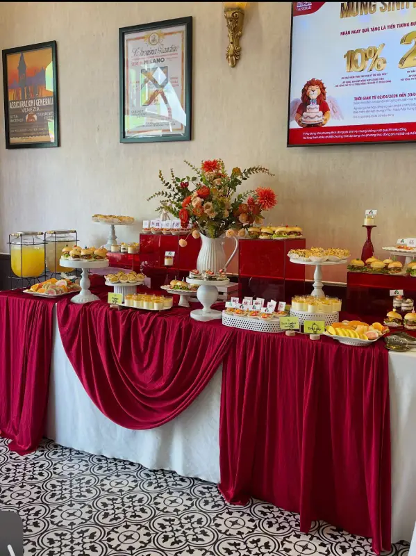 Menu Thực đơn set tiệc Teabreak TB04