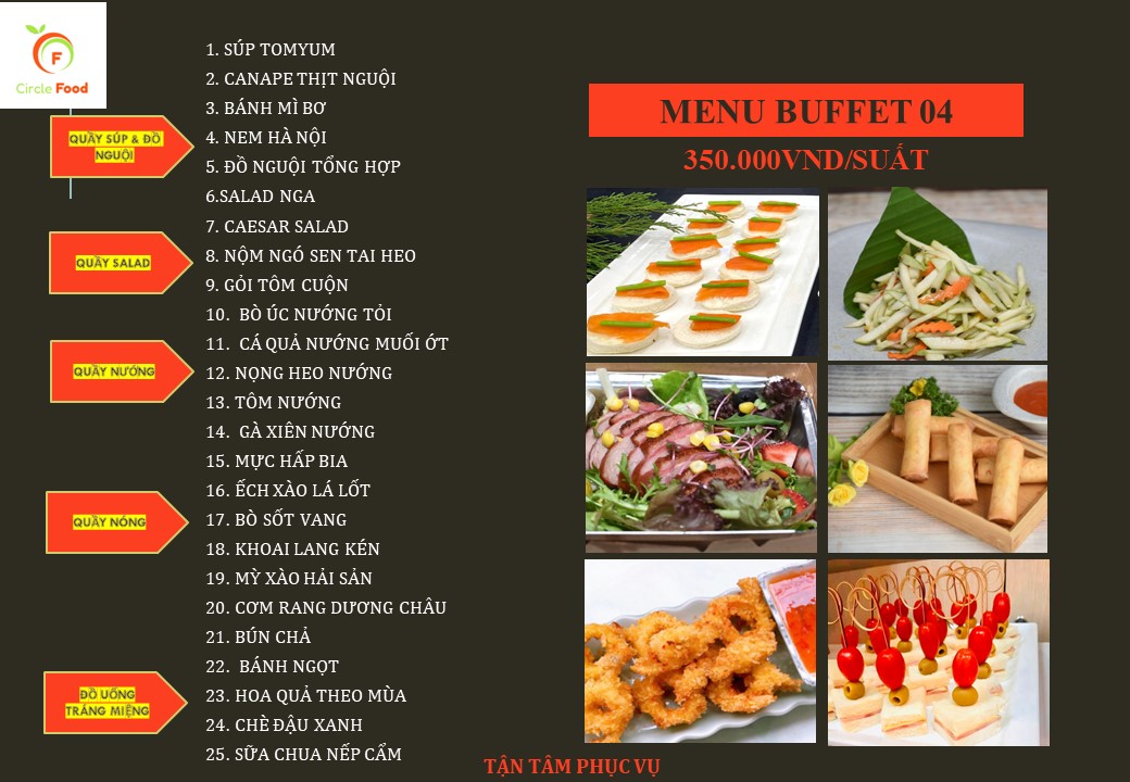 Menu Buffet 04