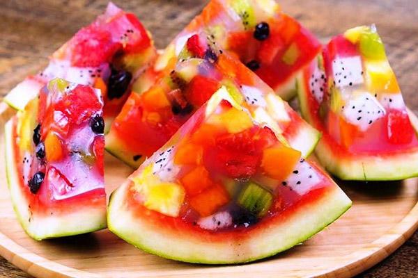 Cách làm thạch hoa quả tại nhà