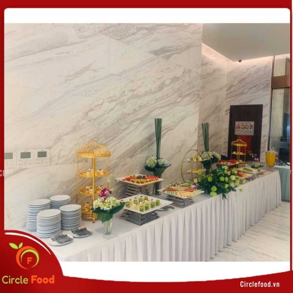 Vua Tiệc Catering tổ chức tiệc teabreak khai trương Học viện Rumballa Hair Tân Mai – Hoàng Mai tháng 10/2023