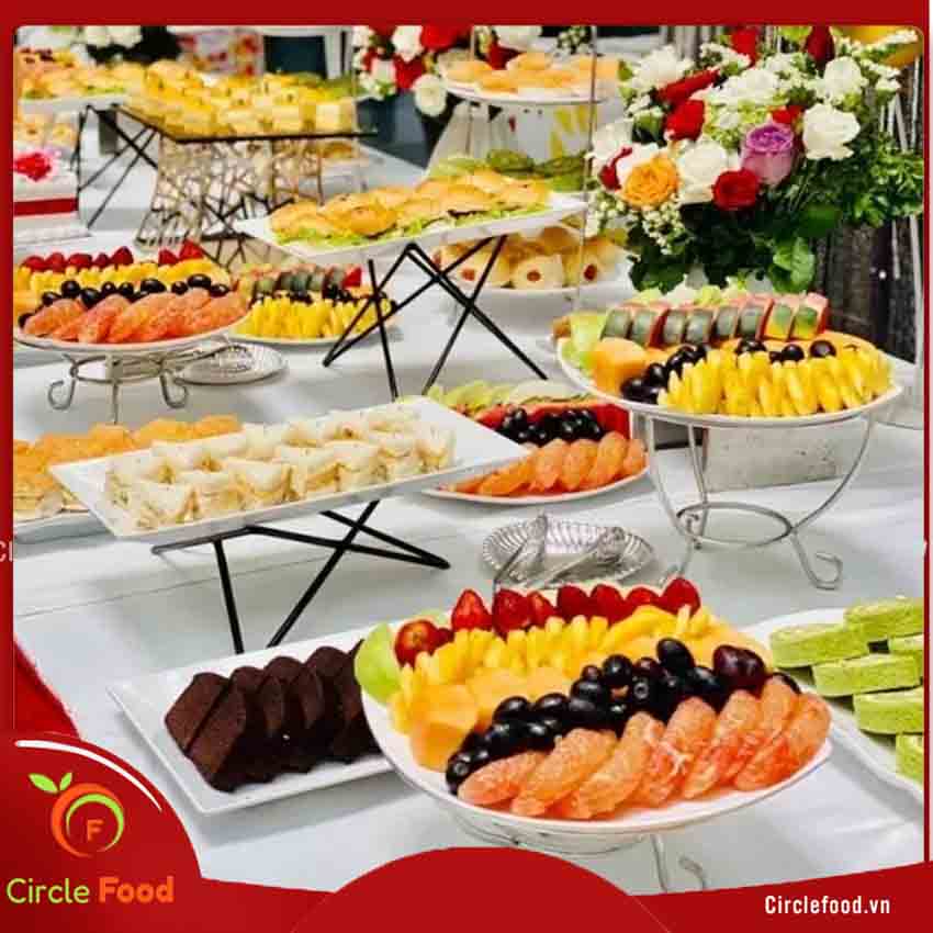 Cho thuê dụng cụ tiệc teabreak giá rẻ