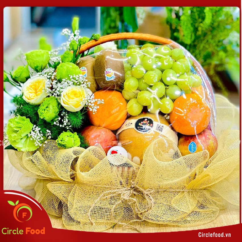 giỏ hoa quả đẹp giá rẻ