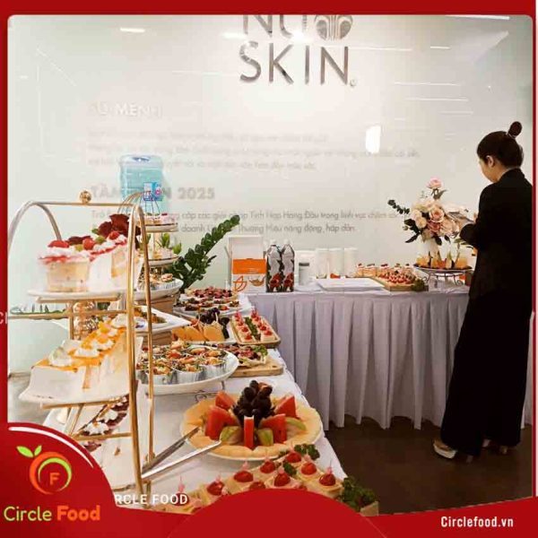 Vua Tiệc Catering tổ chức tiệc teabreak giới thiệu sản phẩm mới của Nu Skin Vietnam tại Center Point Lê Văn Lương, Thanh Xuân