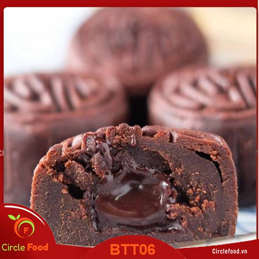Bánh nướng trung thu handmade nhân socola truyền thống 150g BTT06