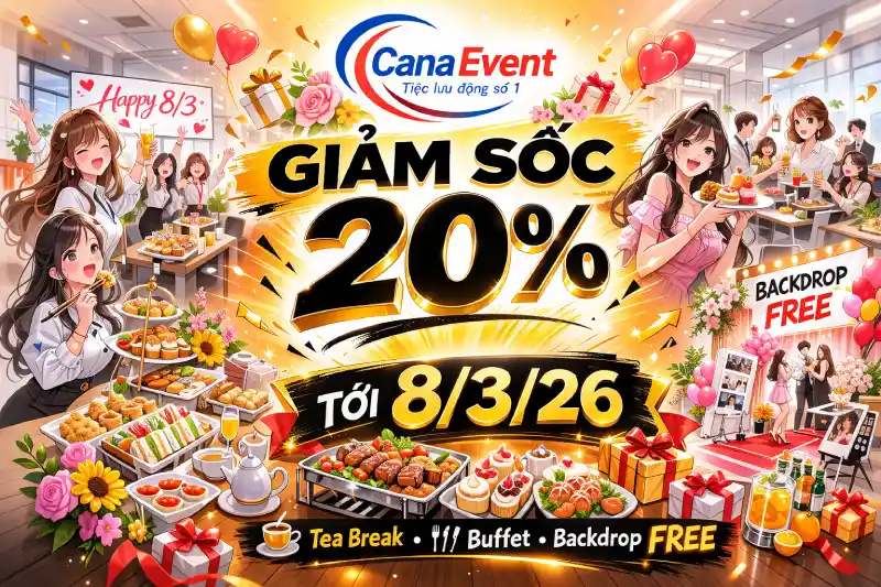 Vua Tiệc Catering SALE LỚN 8/3